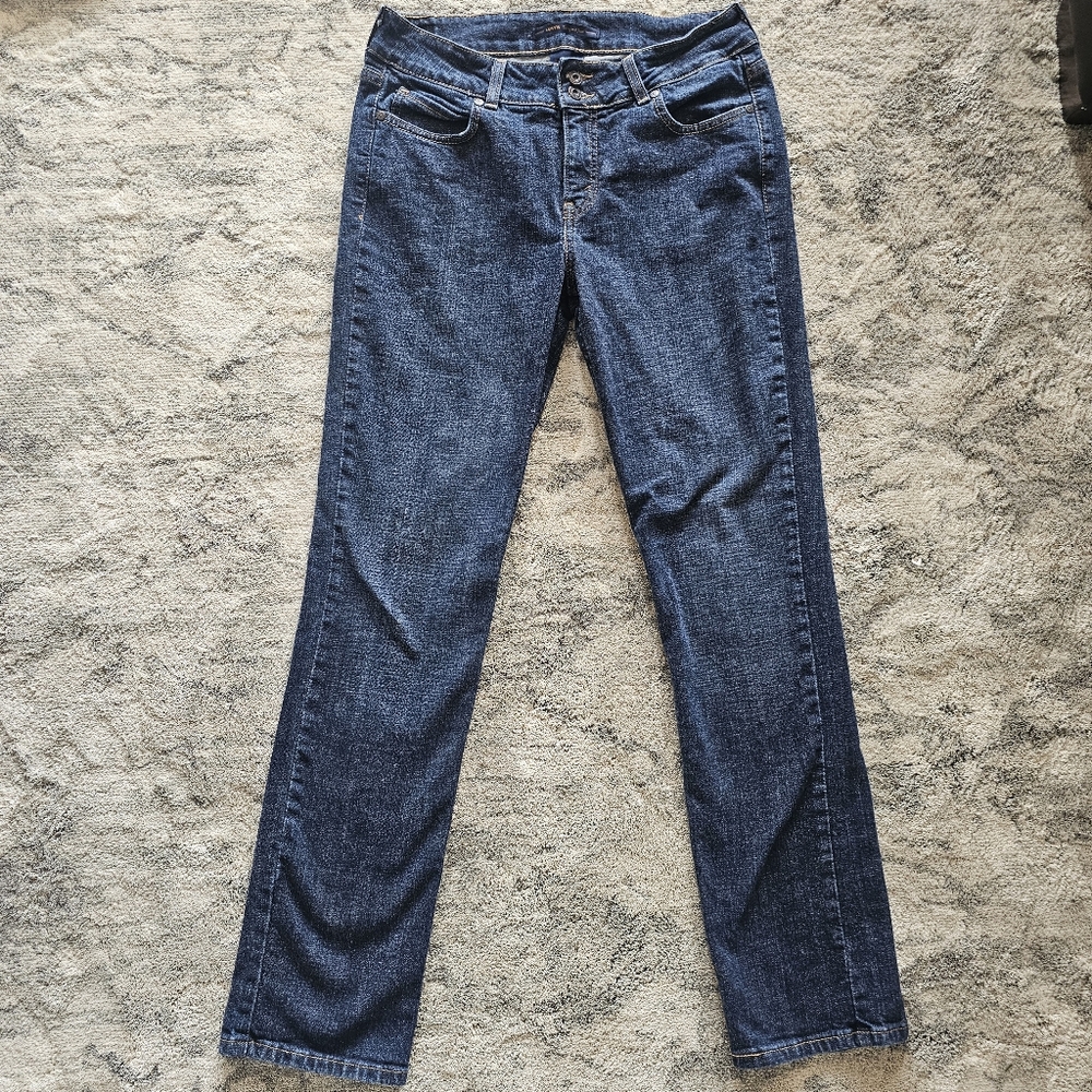 Levi's Women's 526 Slender Straight Dark Blue Jean Size 10